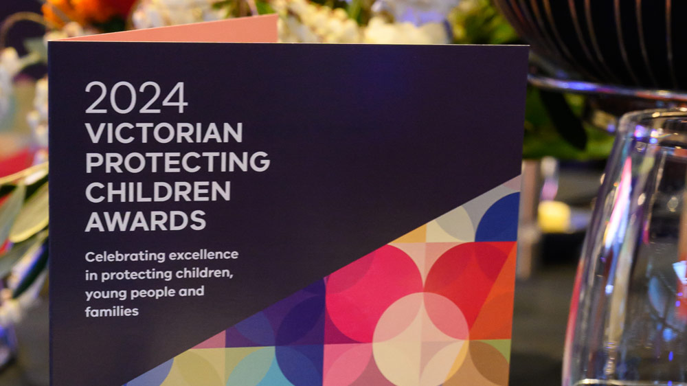 Photo of the 2024 Victorian Protecting Children Awards program