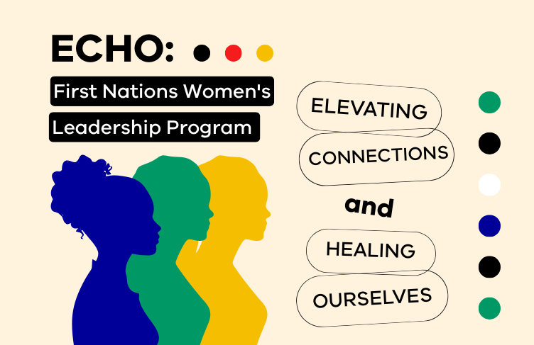 ECHO First Nations women’s leadership program. Elevating connections and healing ourselves.